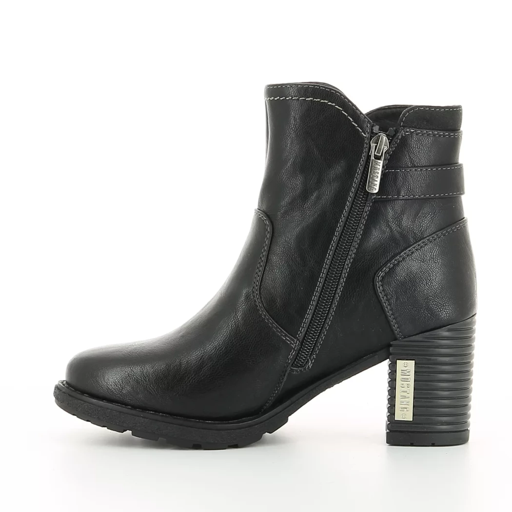 Image (4) de la chaussures Mustang - Boots Noir en Cuir synthétique