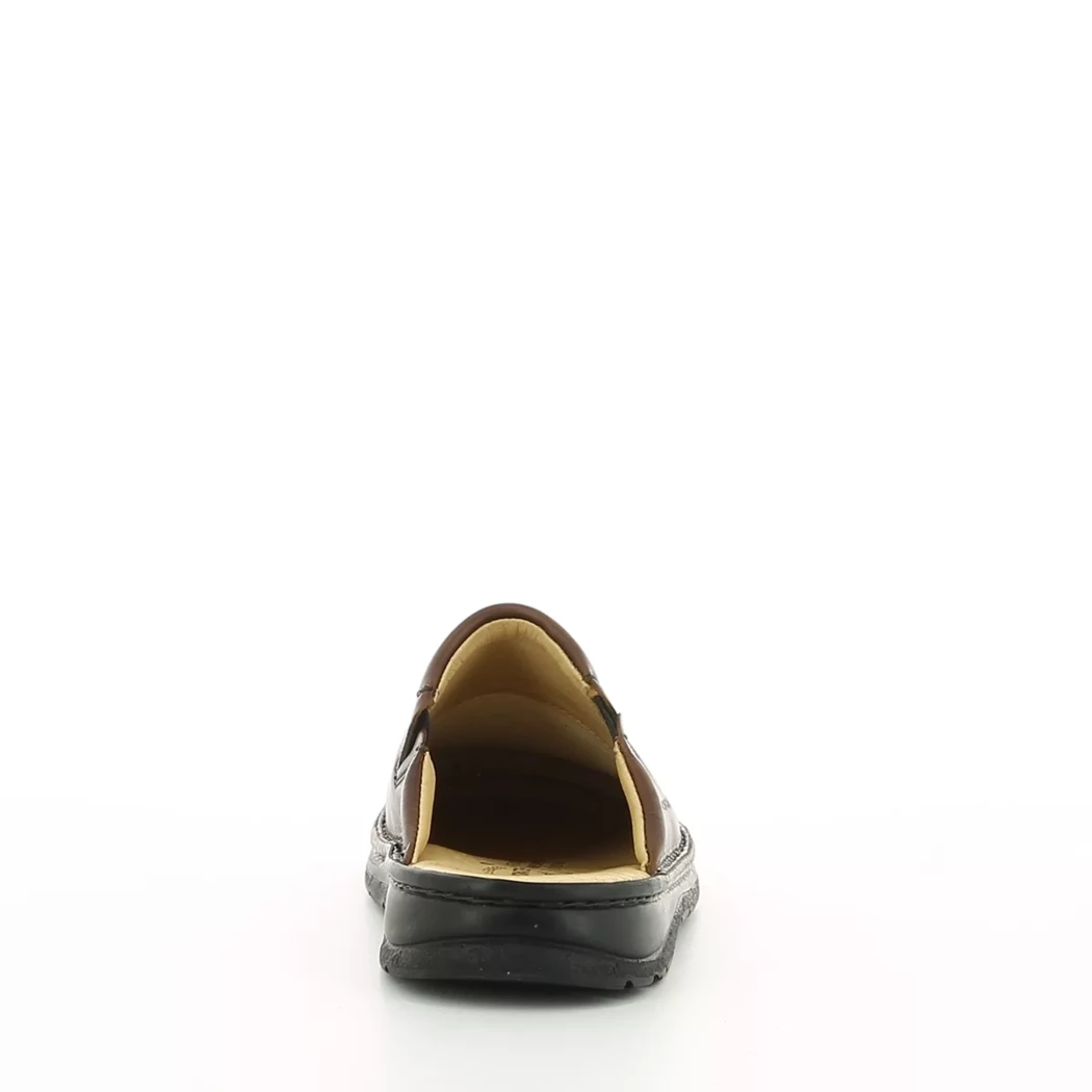 Image (3) de la chaussures Valmonte - Pantoufles et Chaussons Marron en Cuir