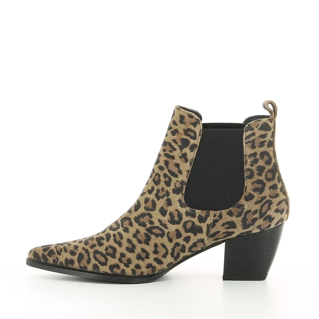 Image (4) de la chaussures Nuit Platine - Boots Marron en Cuir