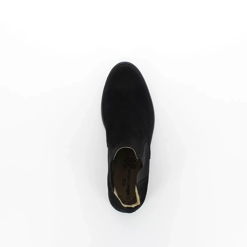 Image (6) de la chaussures Alternative - Boots Noir en Cuir nubuck