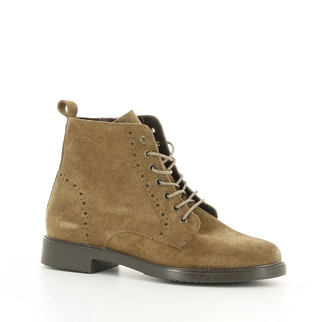 Image (1) de la chaussures Miss Boho - Bottines Taupe en Cuir nubuck Image (1) de la chaussures Miss Boho - Bottines Taupe en Cuir nubuck