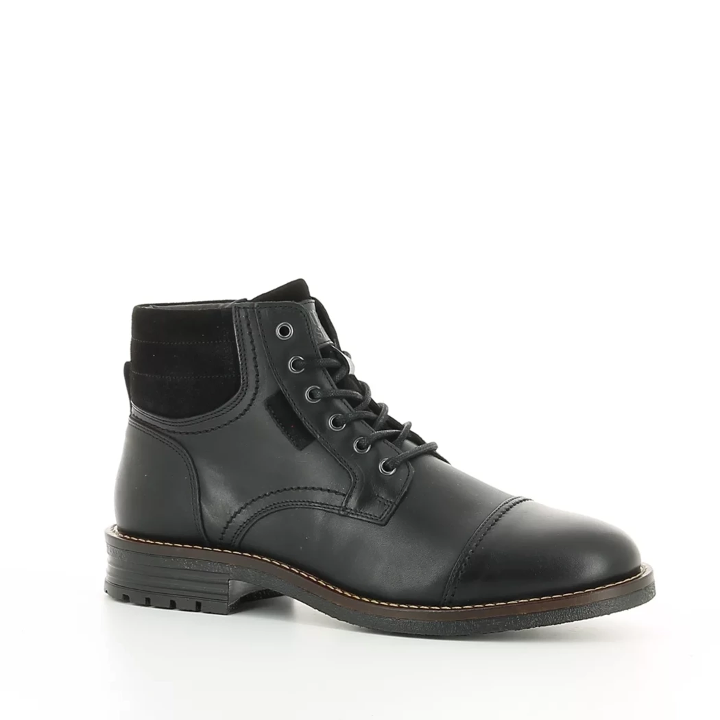 Image (1) de la chaussures Trek Stone - Bottines Noir en Cuir