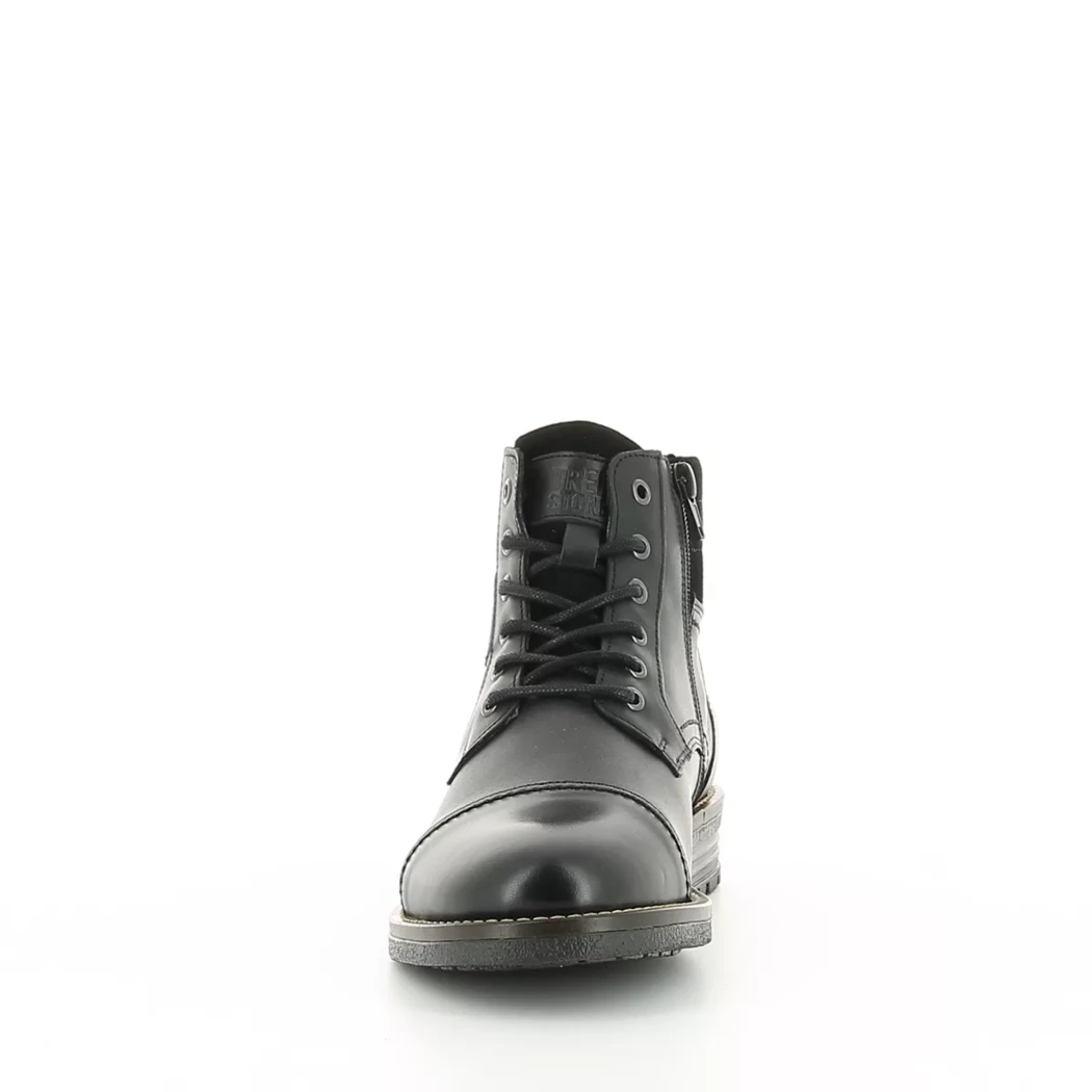 Image (5) de la chaussures Trek Stone - Bottines Noir en Cuir