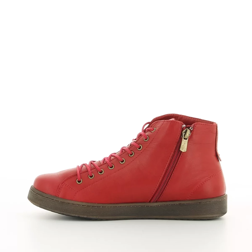 Image (4) de la chaussures Andrea Conti - Bottines Rouge en Cuir Image (4) de la chaussures Andrea Conti - Bottines Rouge en Cuir