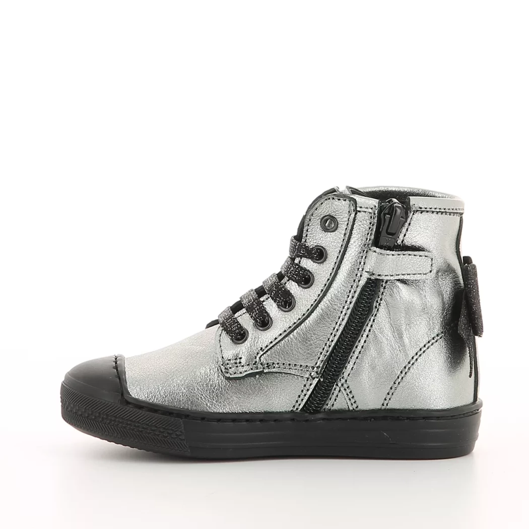 Image (4) de la chaussures Pretty Shoes - Bottines Argent en Cuir