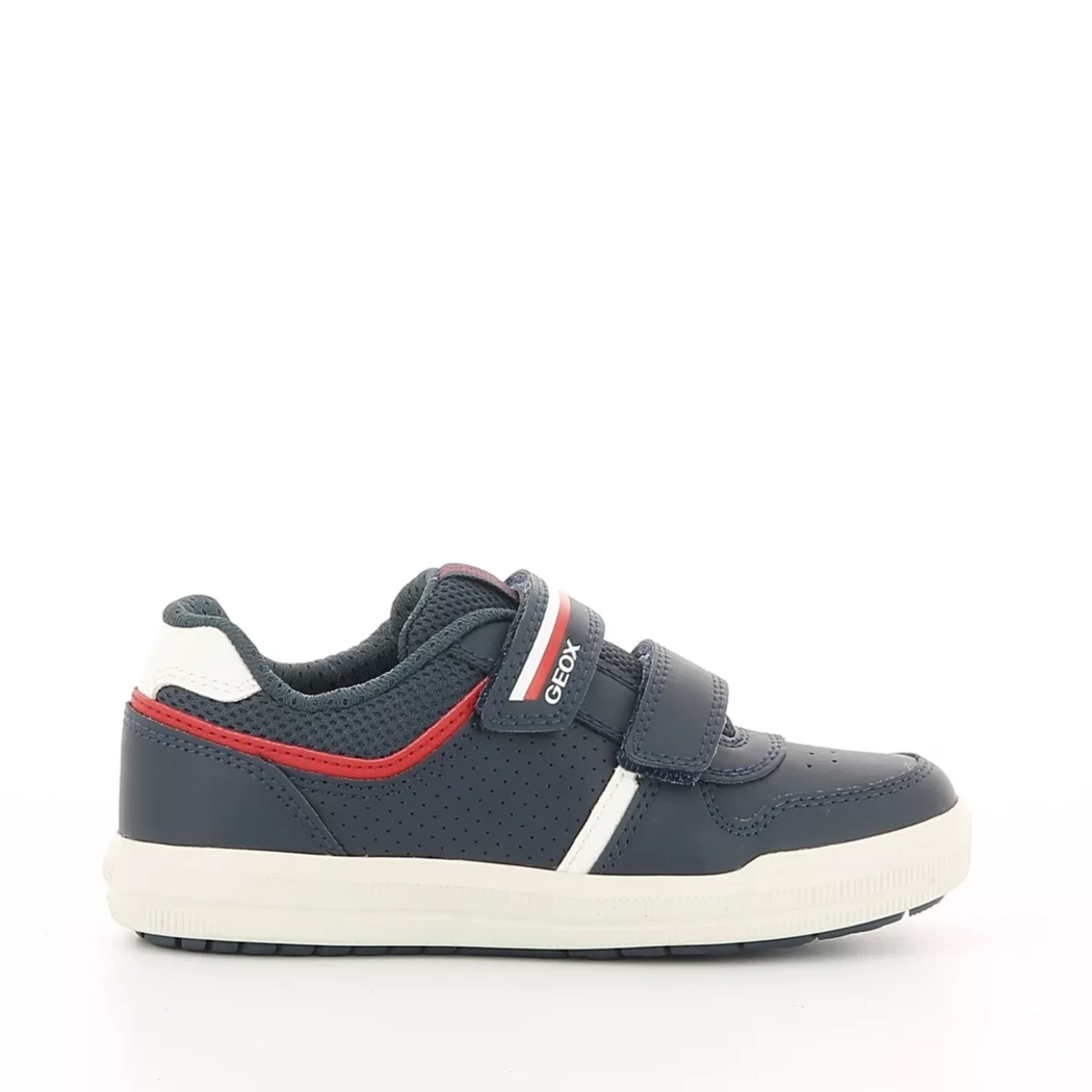 Image (2) de la chaussures Geox - Baskets Bleu en Cuir synthétique