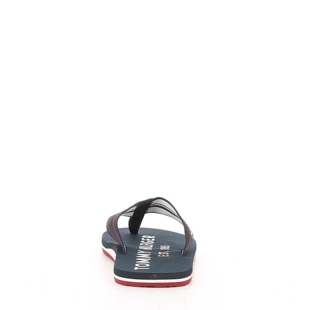 Image (3) de la chaussures Tommy Hilfiger - Mules et Sabots Bleu en Textile