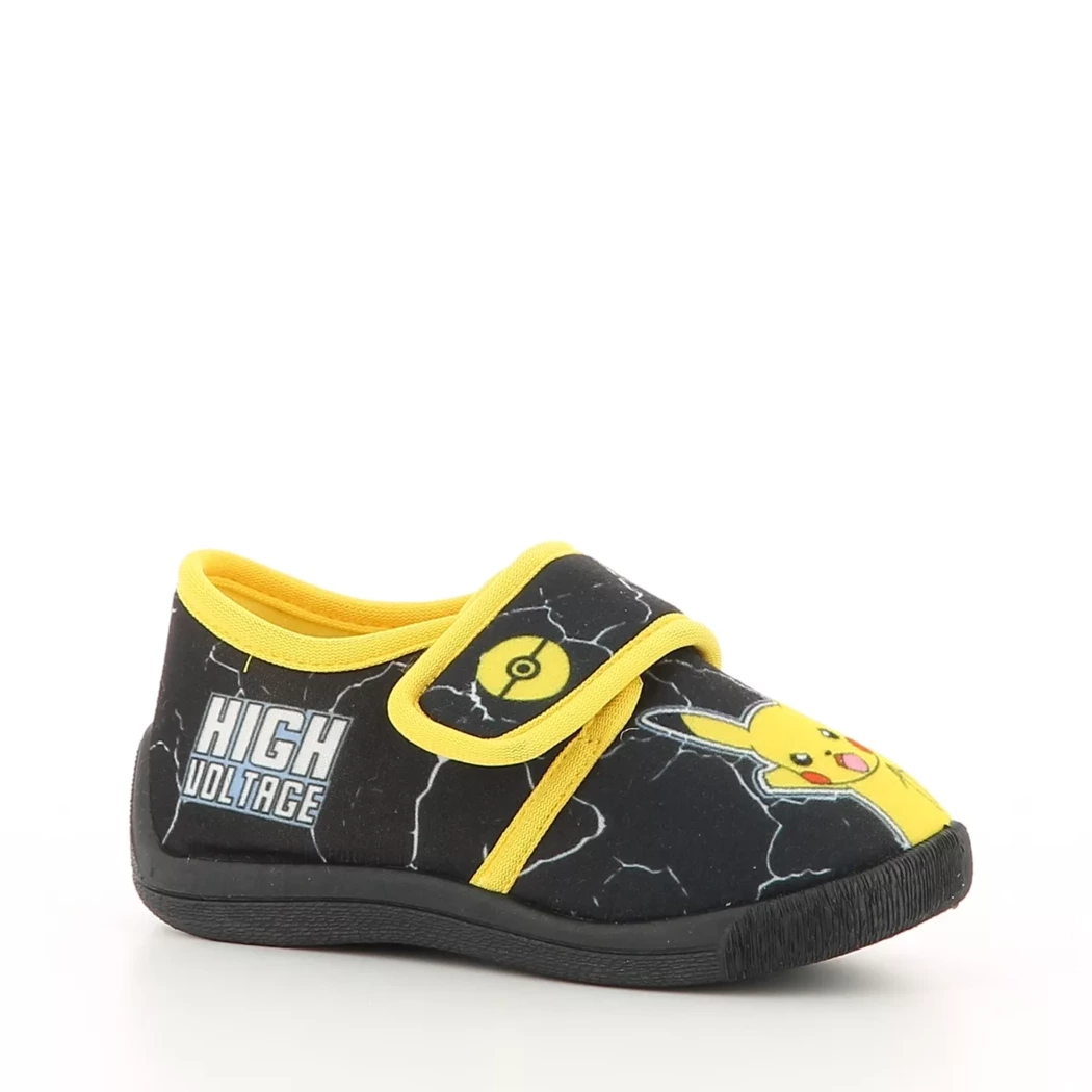 Image (1) de la chaussures Pokemon - Pantoufles et Chaussons Noir en Textile