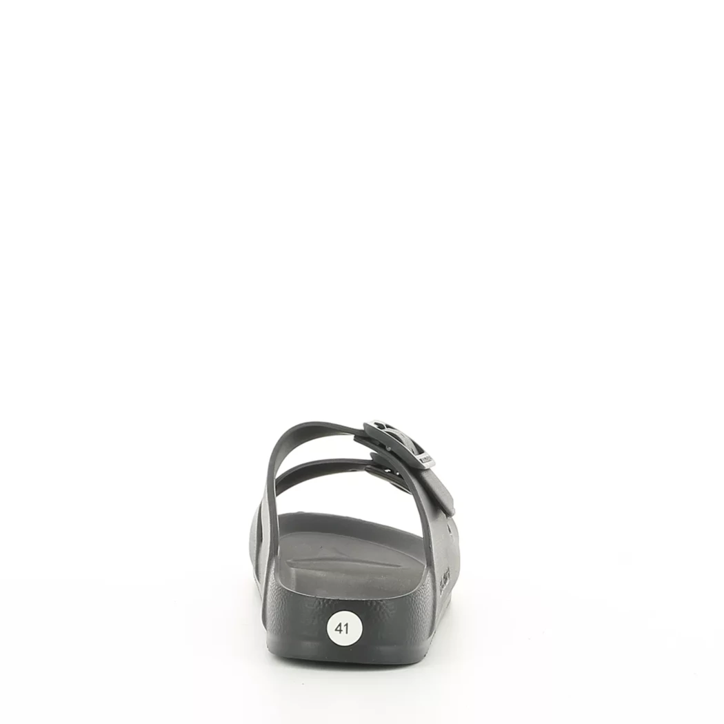 Image (3) de la chaussures Jack & Jones - Tongs et Plage Noir en Caoutchouc