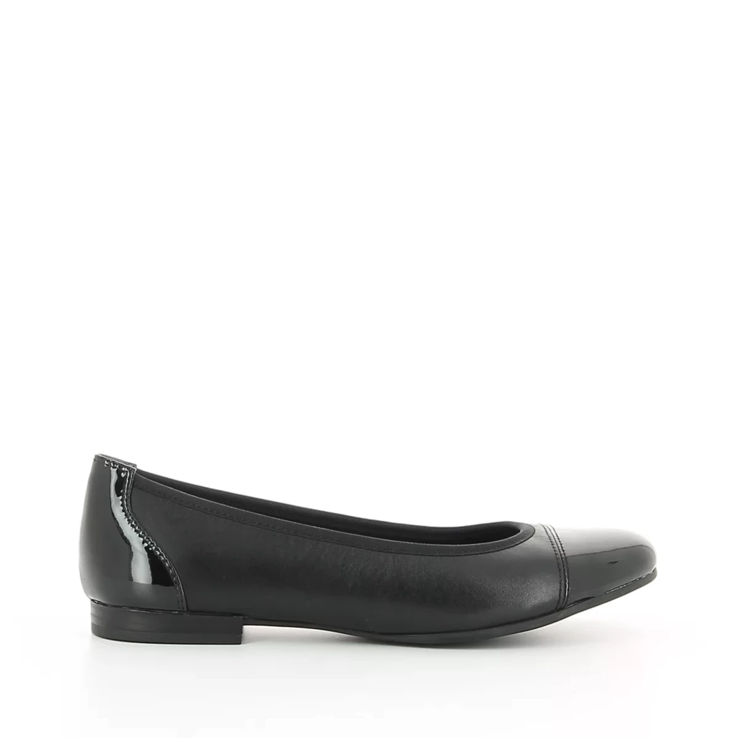 Image (2) de la chaussures Tamaris - Ballerines Noir en Cuir