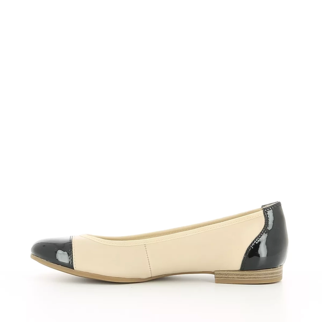 Image (4) de la chaussures Tamaris - Ballerines Beige en Cuir