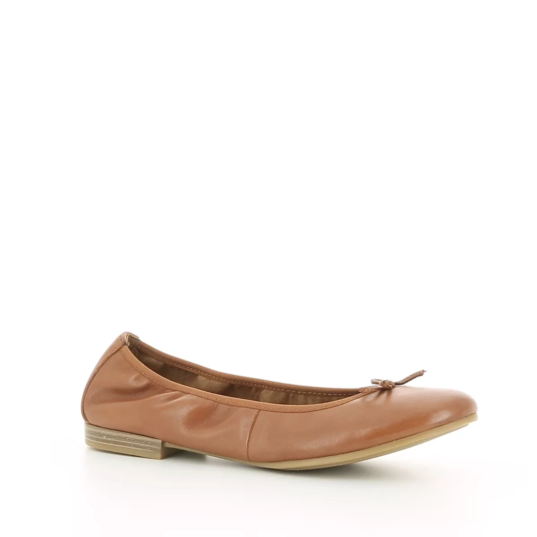 Image (1) de la chaussures Tamaris - Ballerines Cuir naturel / Cognac en Cuir