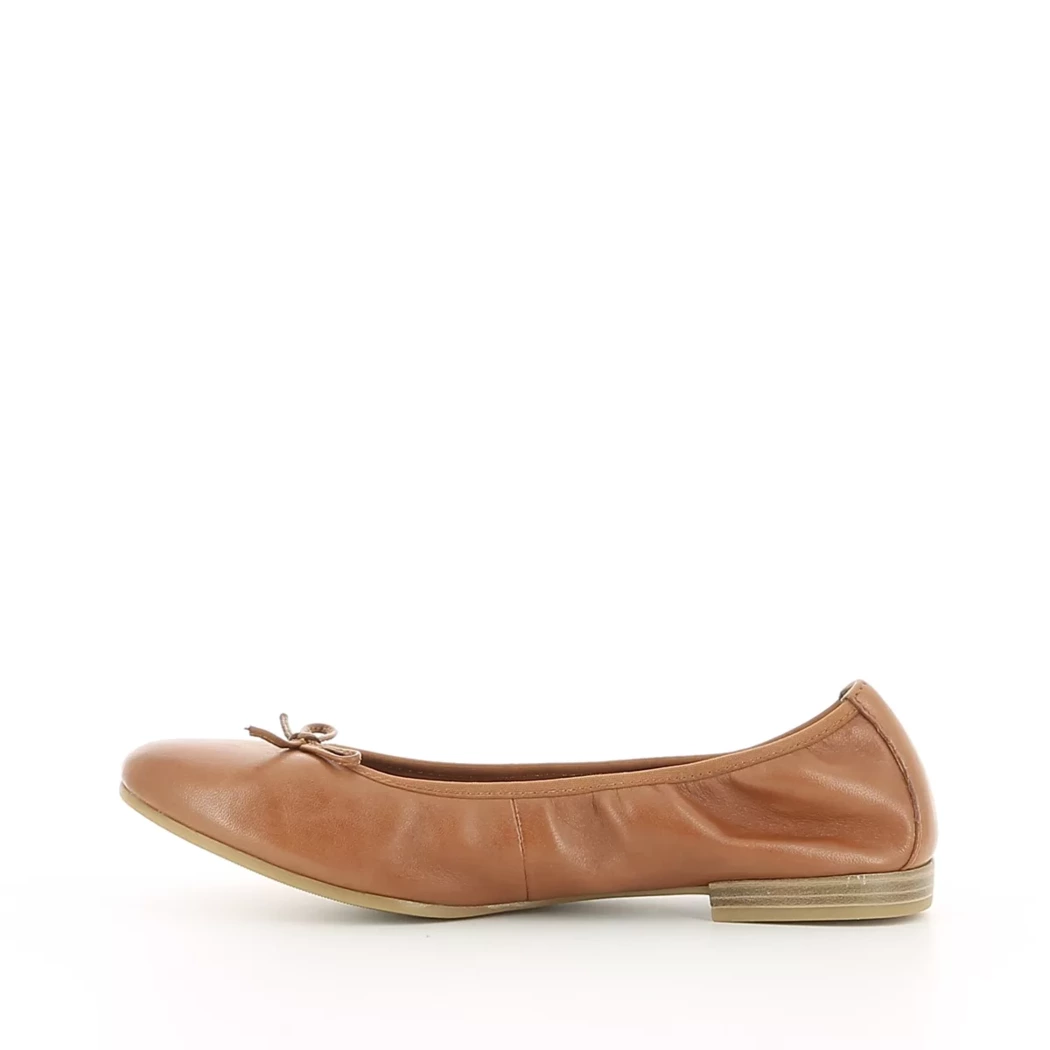 Image (4) de la chaussures Tamaris - Ballerines Cuir naturel / Cognac en Cuir