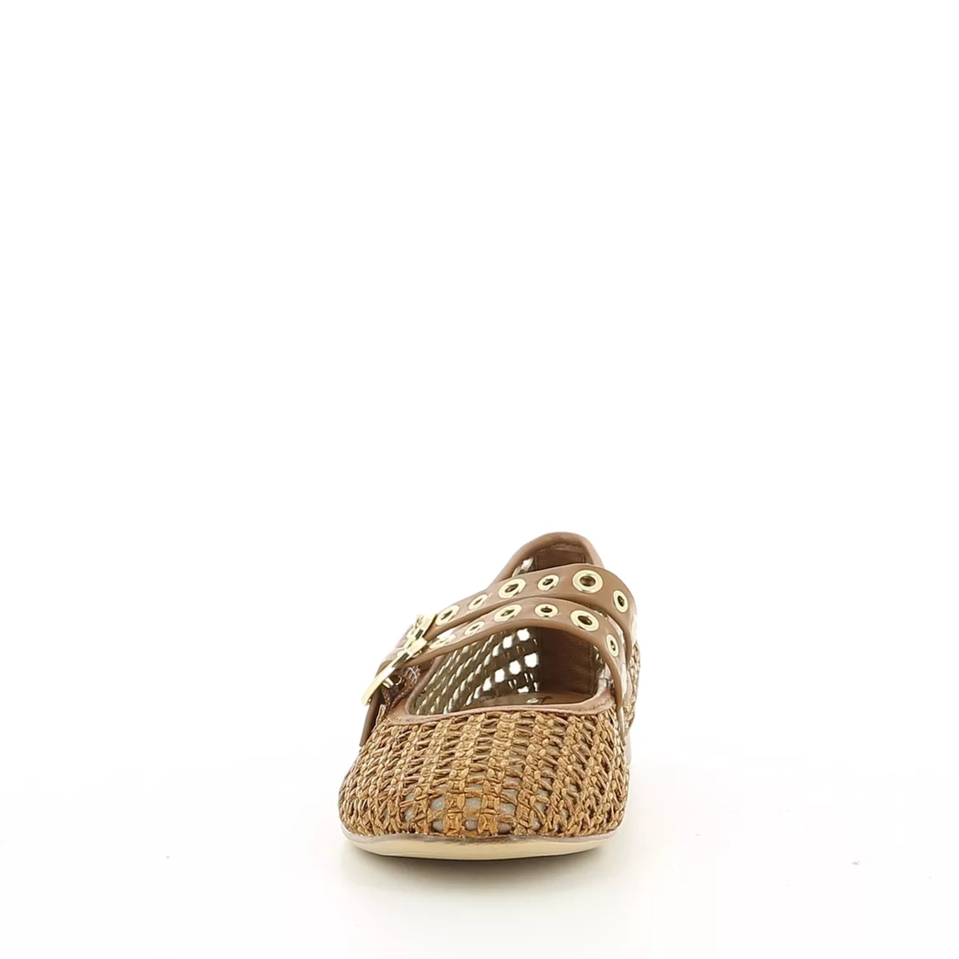 Image (5) de la chaussures Tamaris - Ballerines Cuir naturel / Cognac en Textile