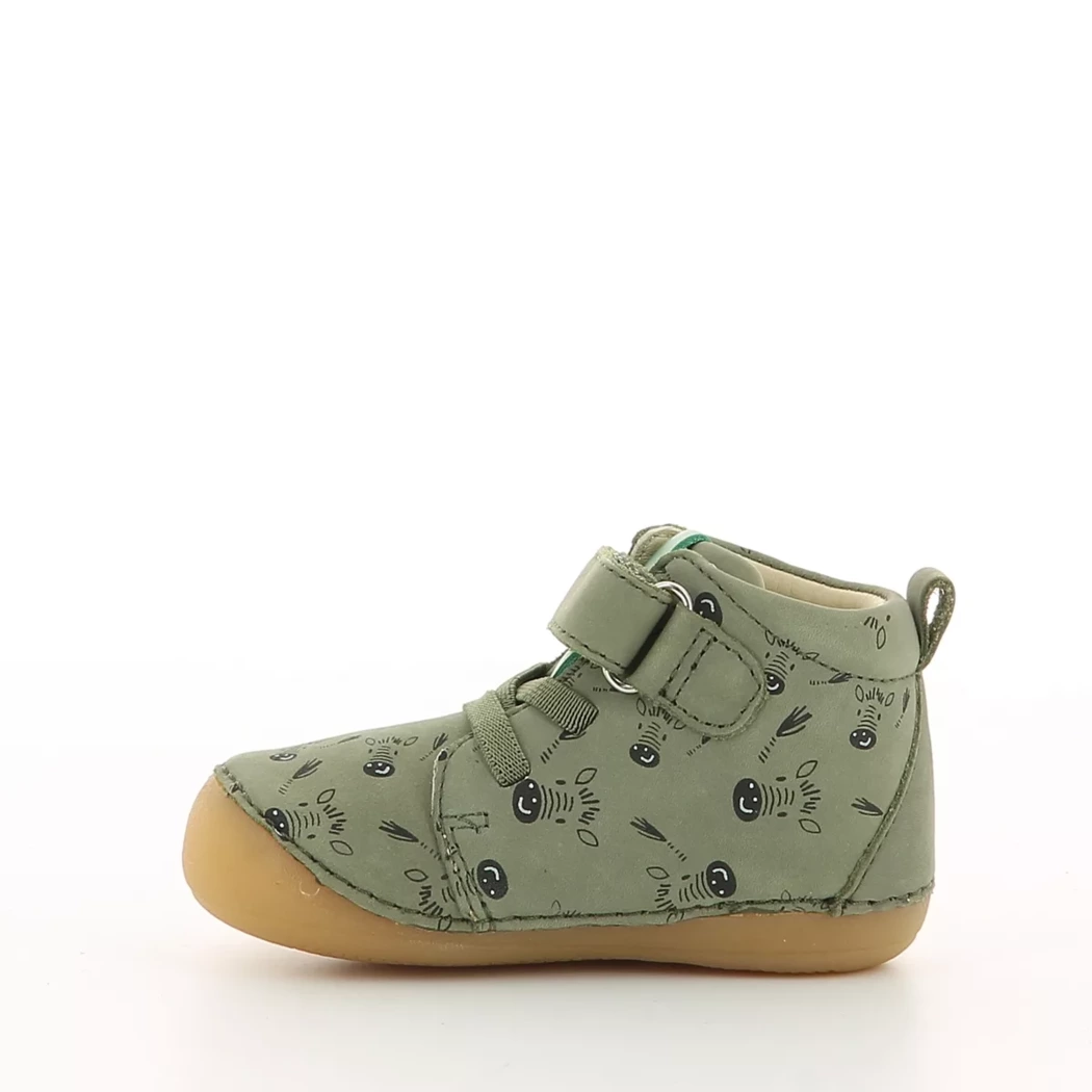 Image (4) de la chaussures Kickers - Bottines Vert en Cuir Image (4) de la chaussures Kickers - Bottines Vert en Cuir