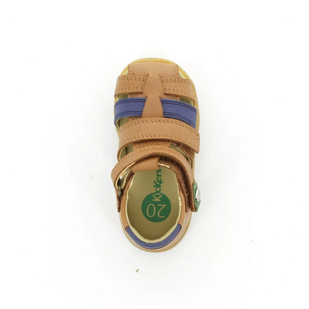 Image (6) de la chaussures Kickers - Sandales et Nu-Pieds Cuir naturel / Cognac en Cuir