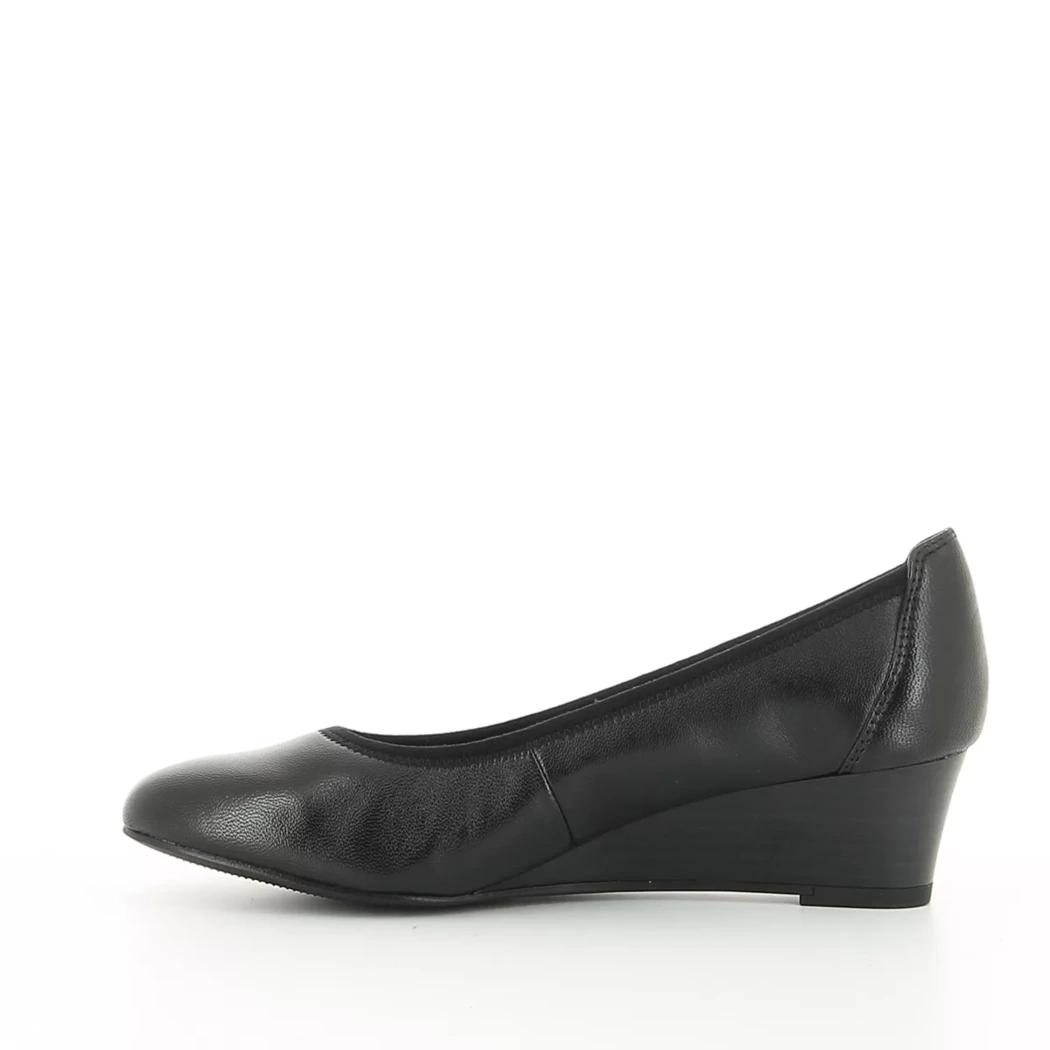 Image (4) de la chaussures Tamaris - Escarpins Noir en Cuir
