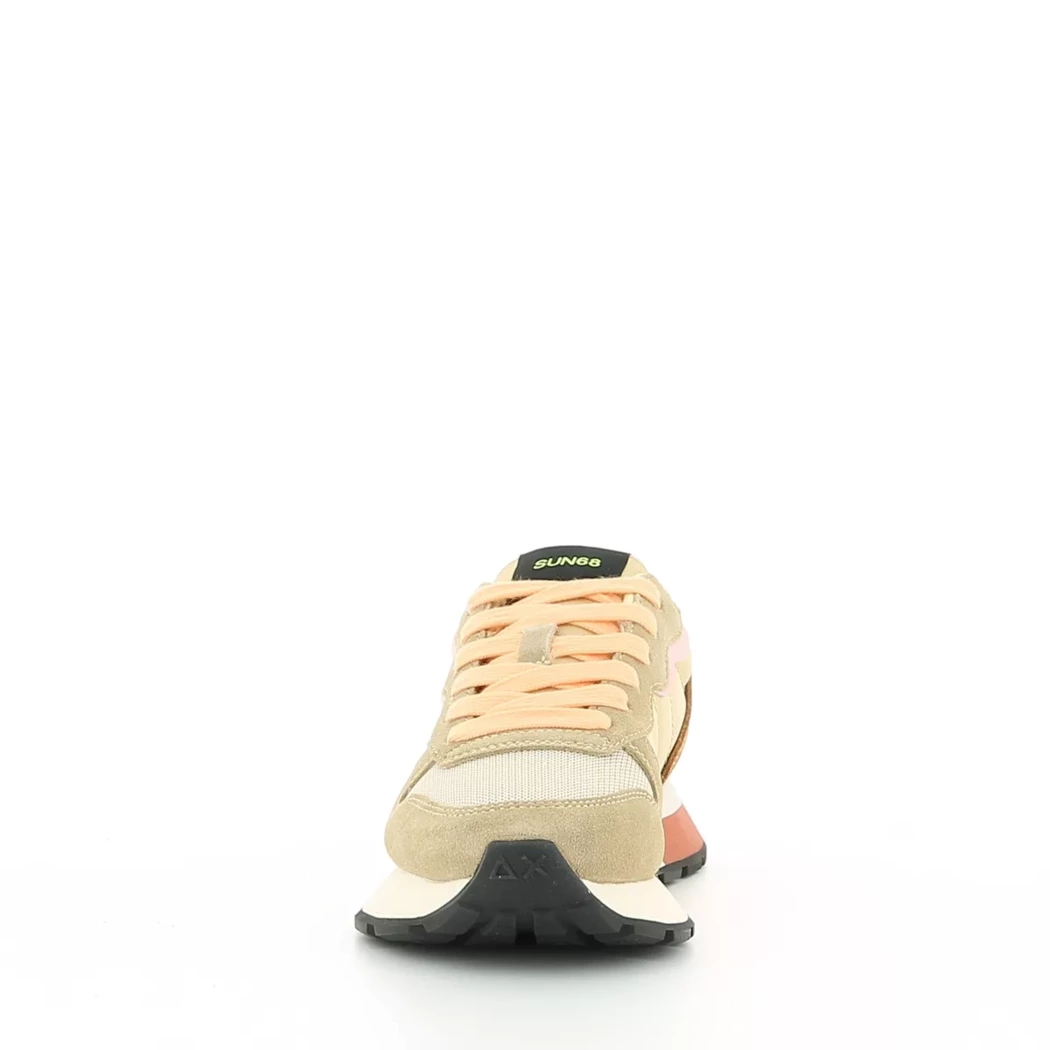 Image (5) de la chaussures Sun68 - Baskets Taupe en Cuir nubuck
