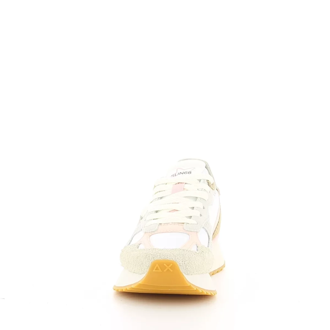 Image (5) de la chaussures Sun68 - Baskets Beige en Cuir nubuck