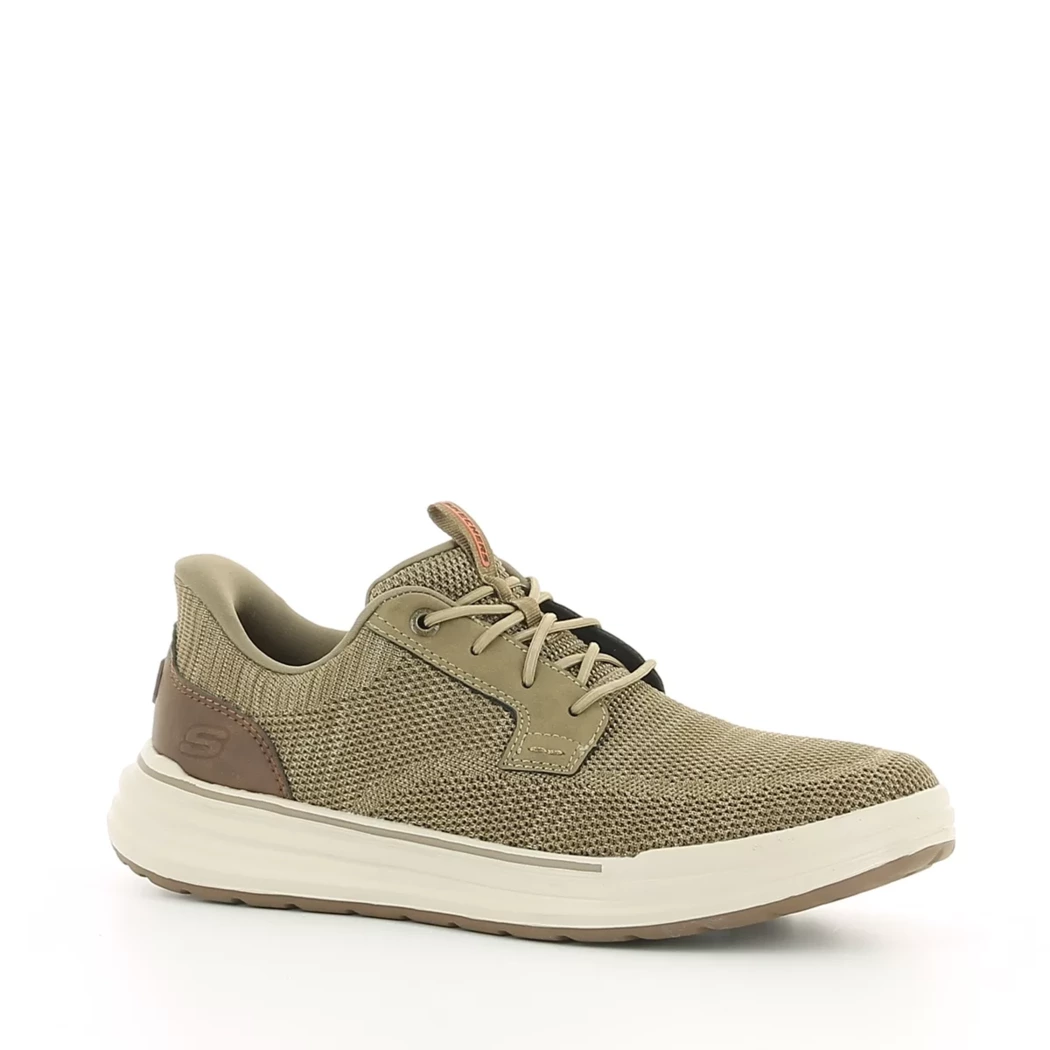 Image (1) de la chaussures Skechers - Baskets Taupe en Textile