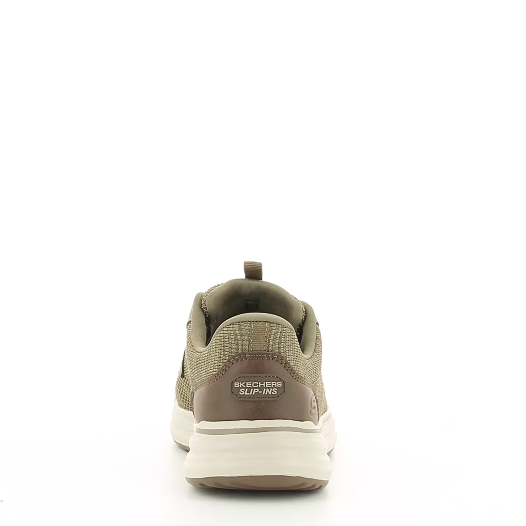 Image (3) de la chaussures Skechers - Baskets Taupe en Textile