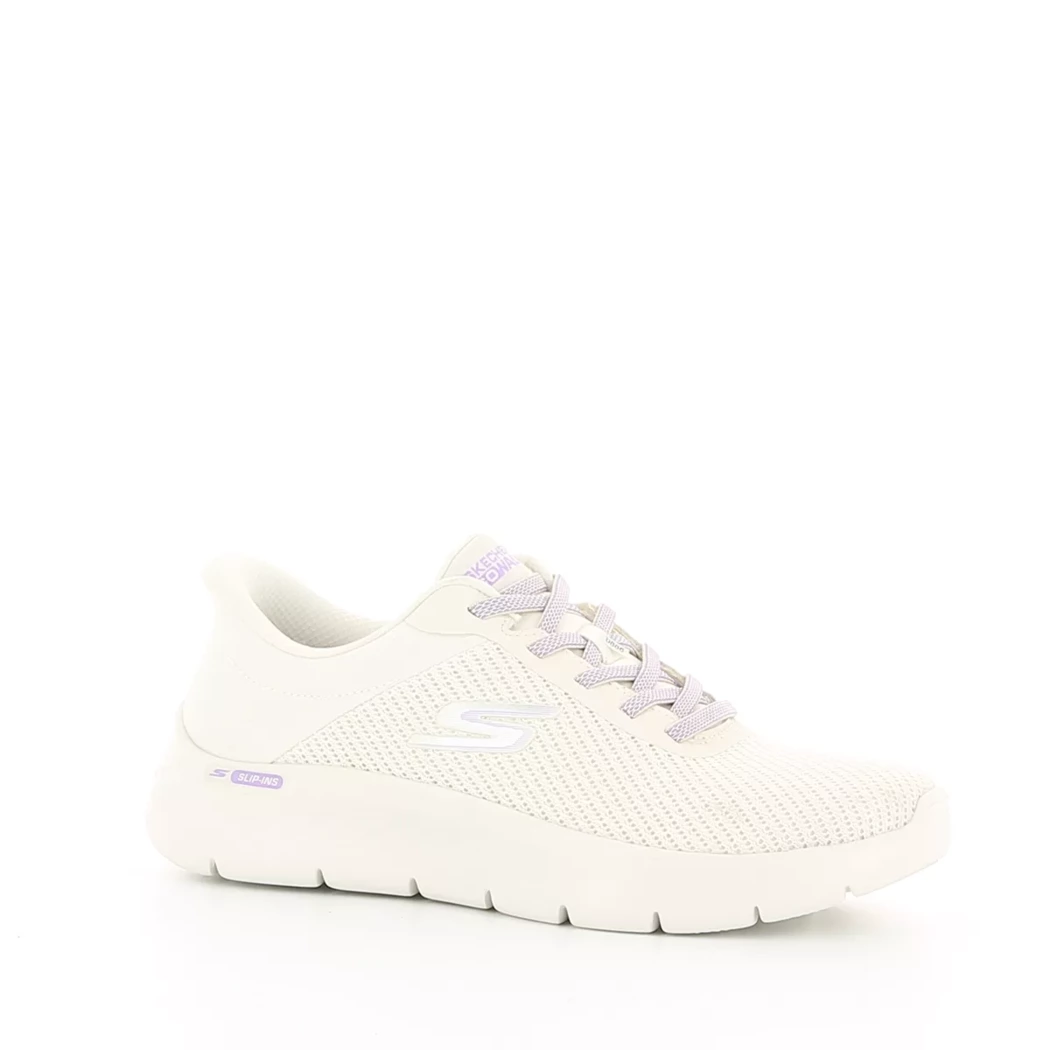 Image (1) de la chaussures Skechers - Baskets Blanc en Textile