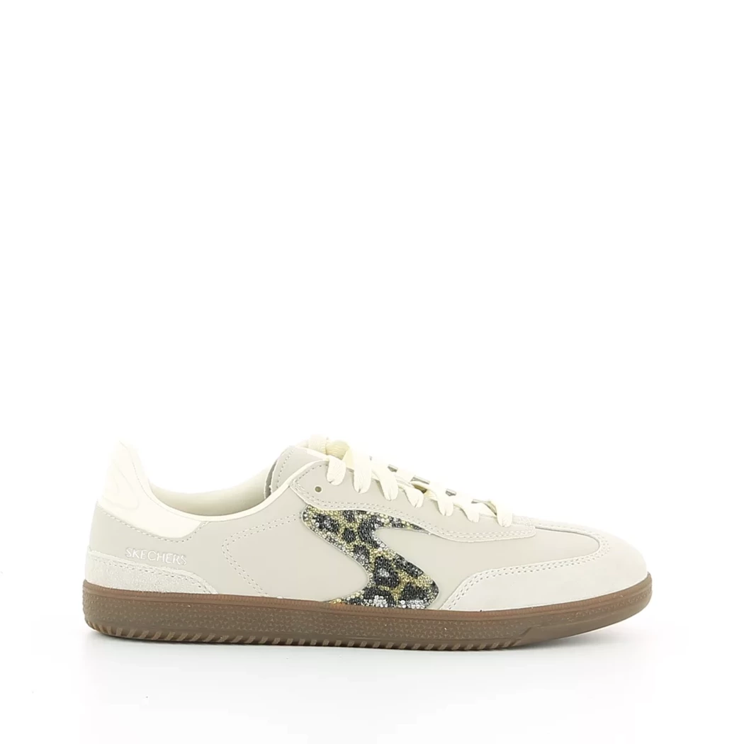 Image (2) de la chaussures Skechers - Baskets Beige en Cuir synthétique