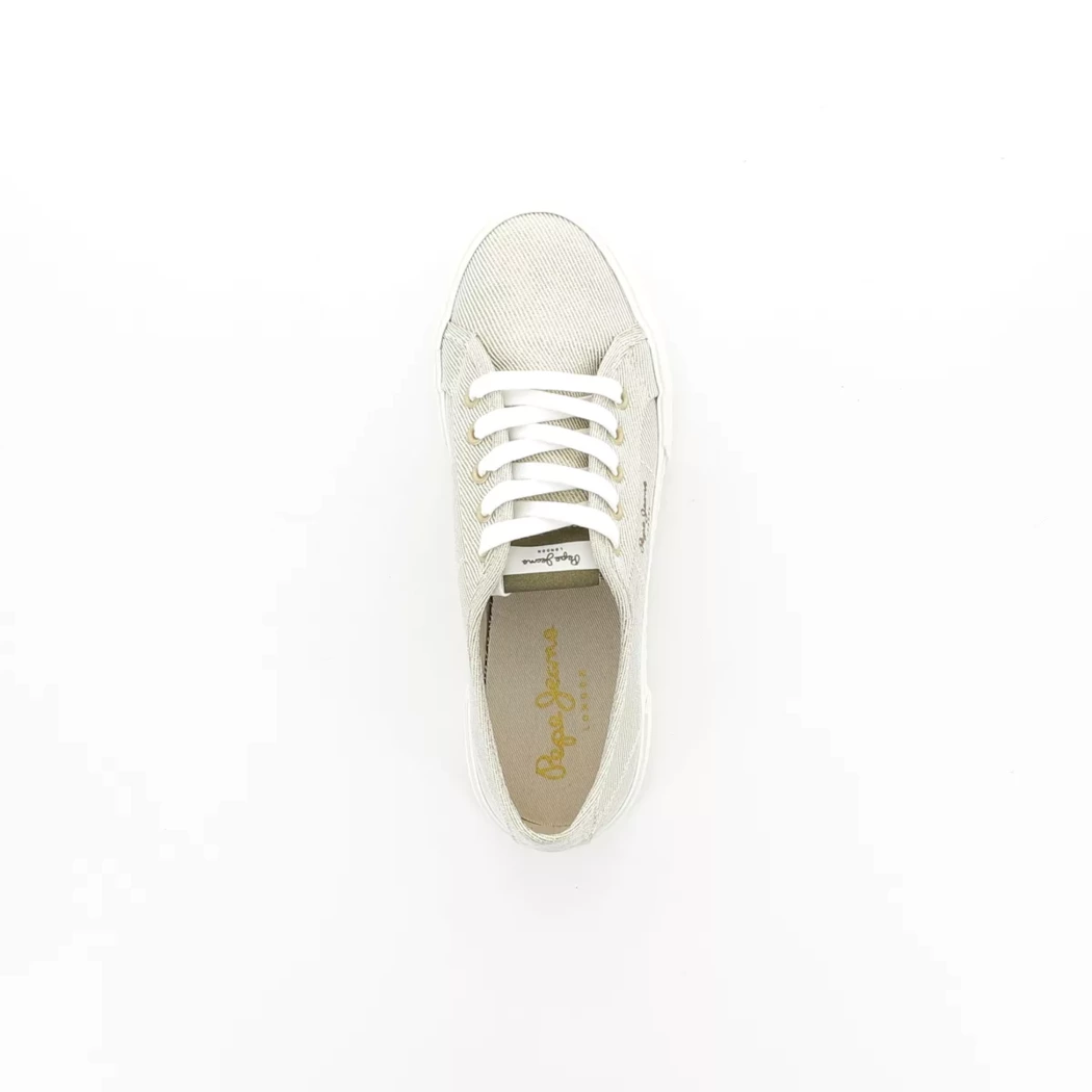 Image (6) de la chaussures Pepe Jeans - Baskets Or / Bronze / Platine en Textile