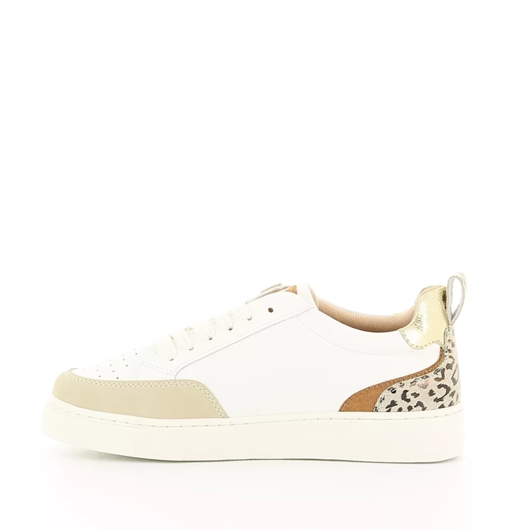 Image (4) de la chaussures Vanessa Wu - Baskets Blanc en Cuir synthétique