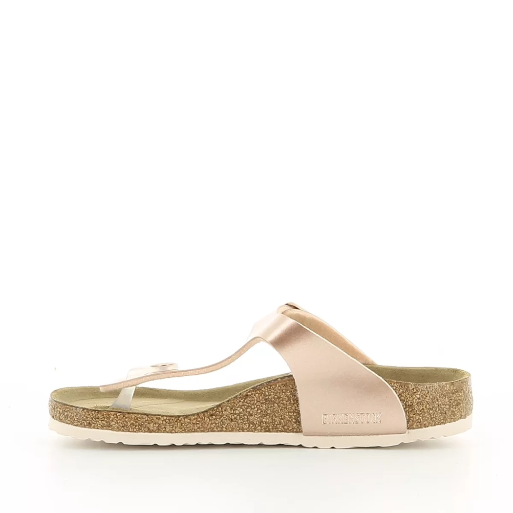 Image (4) de la chaussures Birkenstock - Mules et Sabots Rose en Cuir synthétique