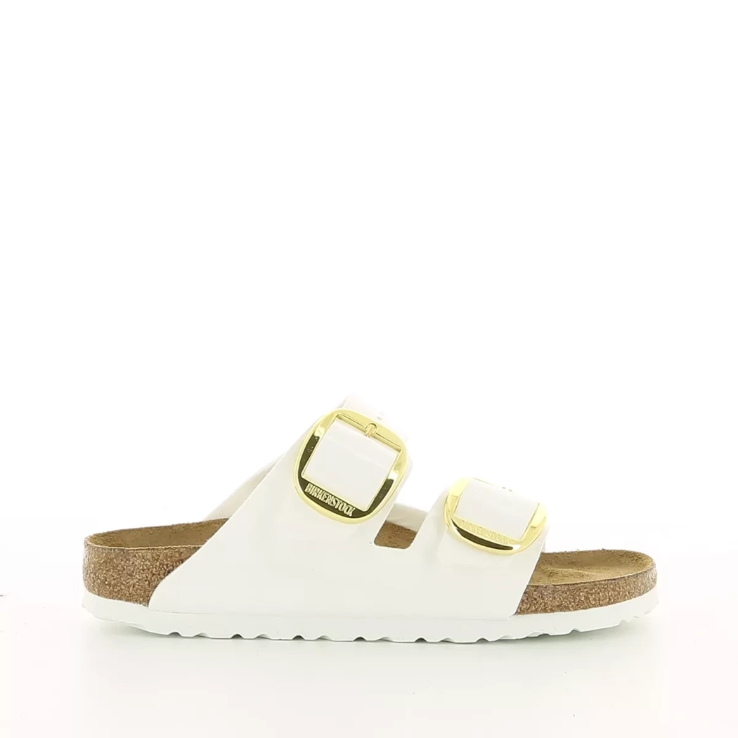 Image (2) de la chaussures Birkenstock - Mules et Sabots Blanc en Cuir synthétique
