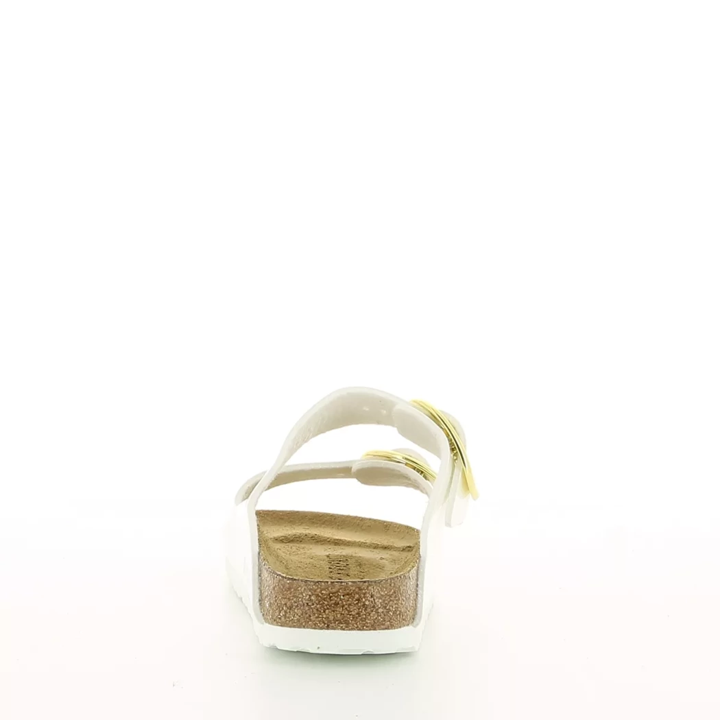 Image (3) de la chaussures Birkenstock - Mules et Sabots Blanc en Cuir synthétique
