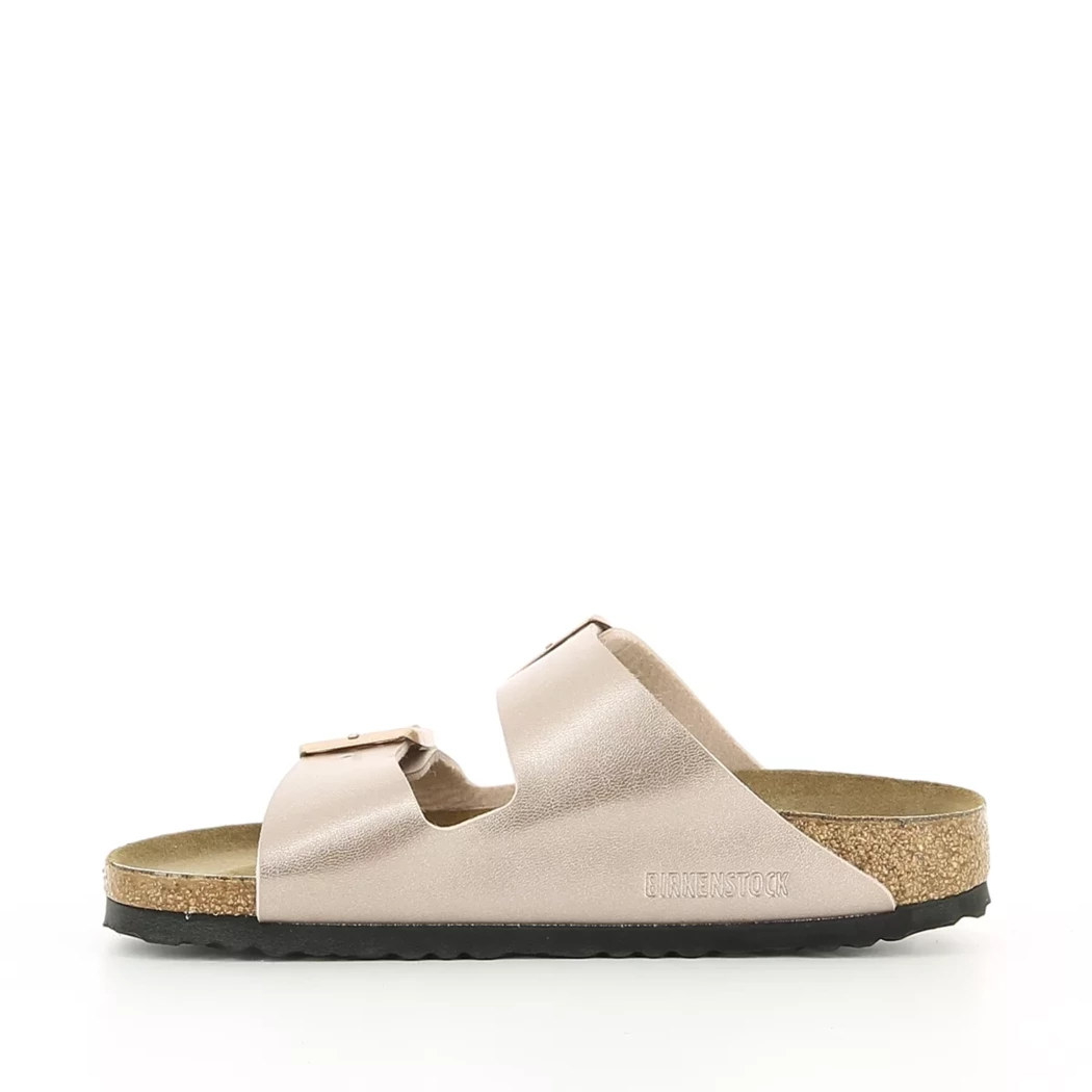 Image (4) de la chaussures Birkenstock - Mules et Sabots Orange en Cuir synthétique