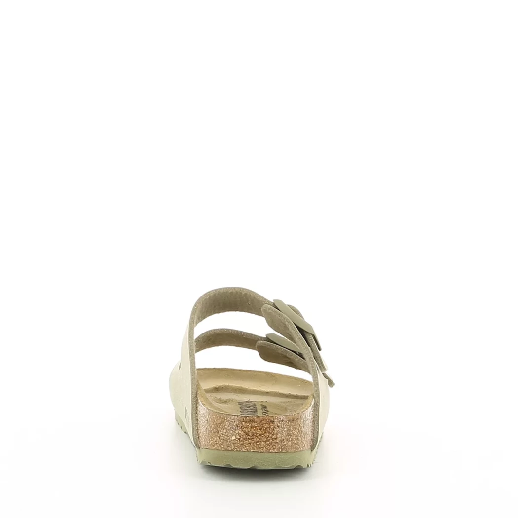 Image (3) de la chaussures Birkenstock - Mules et Sabots Vert en Cuir synthétique