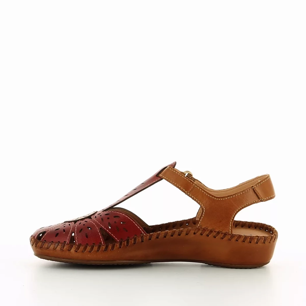 Image (4) de la chaussures Pikolinos - Escarpins Cuir naturel / Cognac en Cuir
