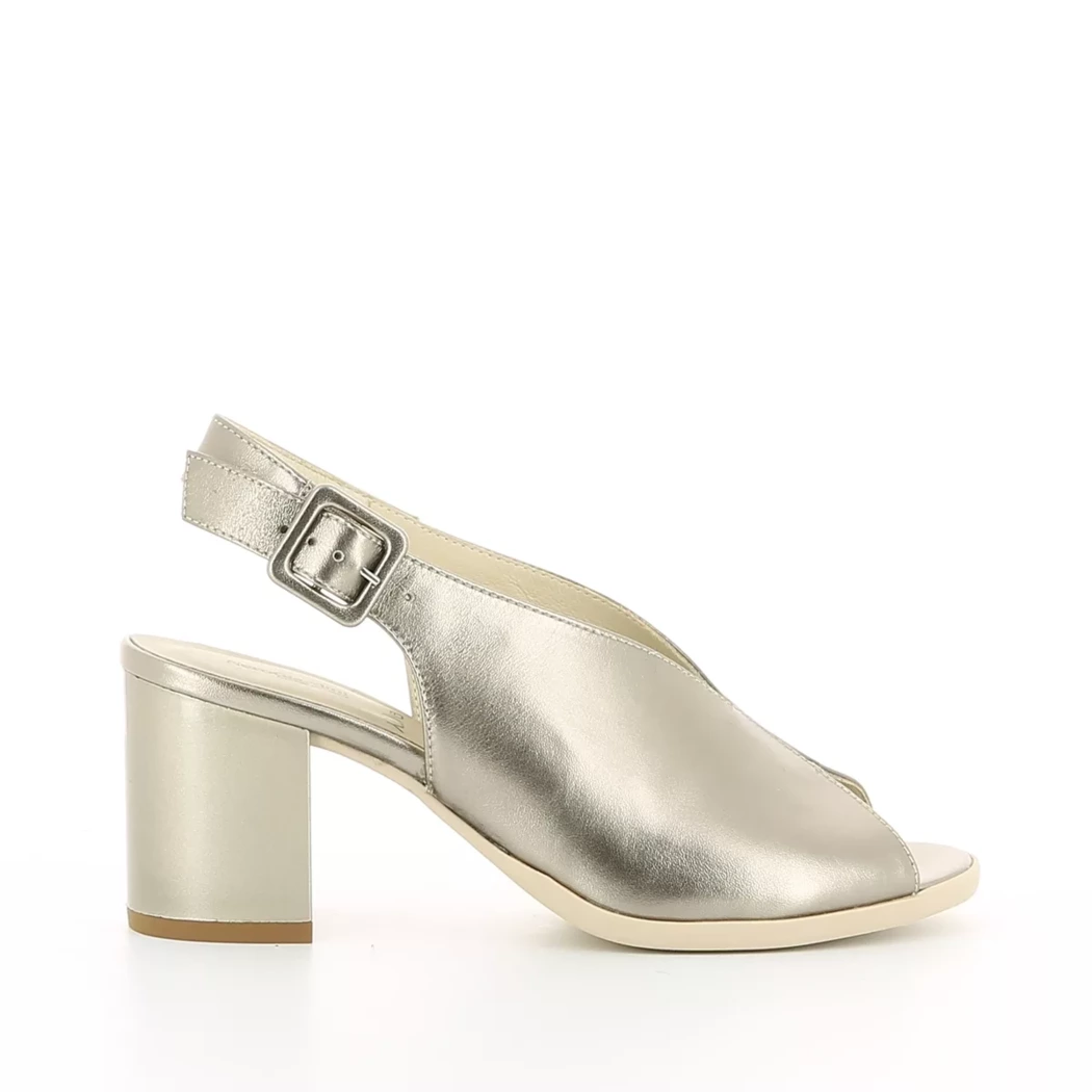 Image (2) de la chaussures Nero Giardini - Sandales et Nu-Pieds Or / Bronze / Platine en Cuir