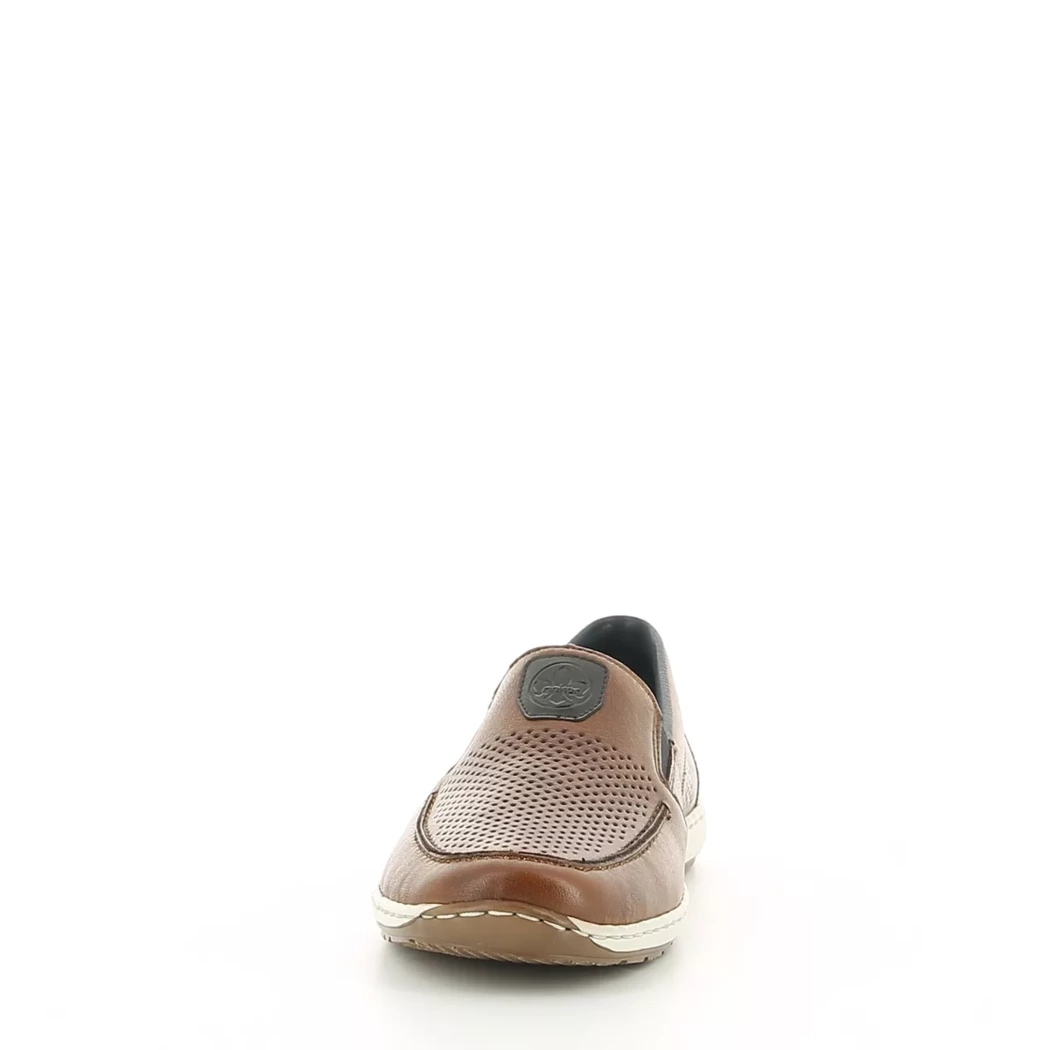 Image (5) de la chaussures Rieker - Mocassins Cuir naturel / Cognac en Cuir