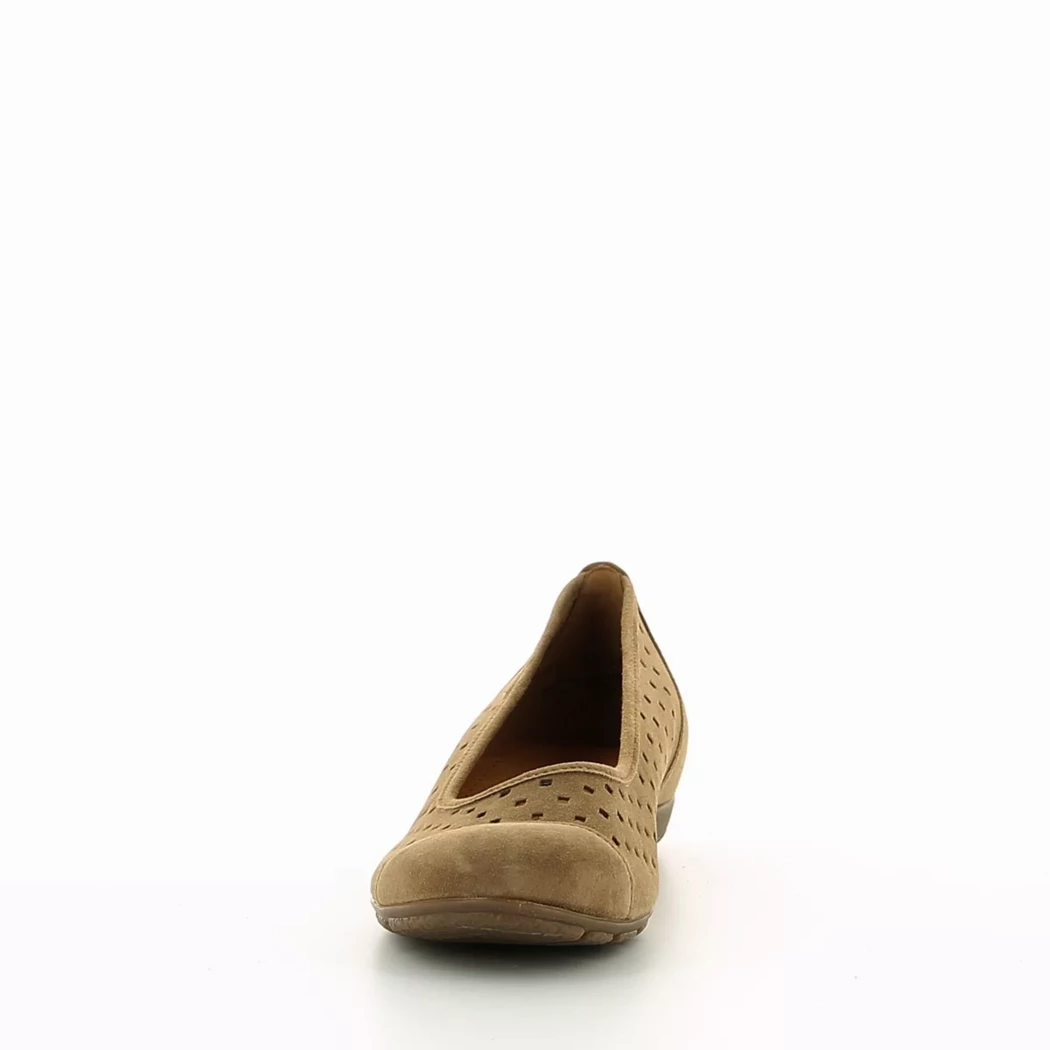 Image (5) de la chaussures Gabor - Ballerines Taupe en Cuir nubuck