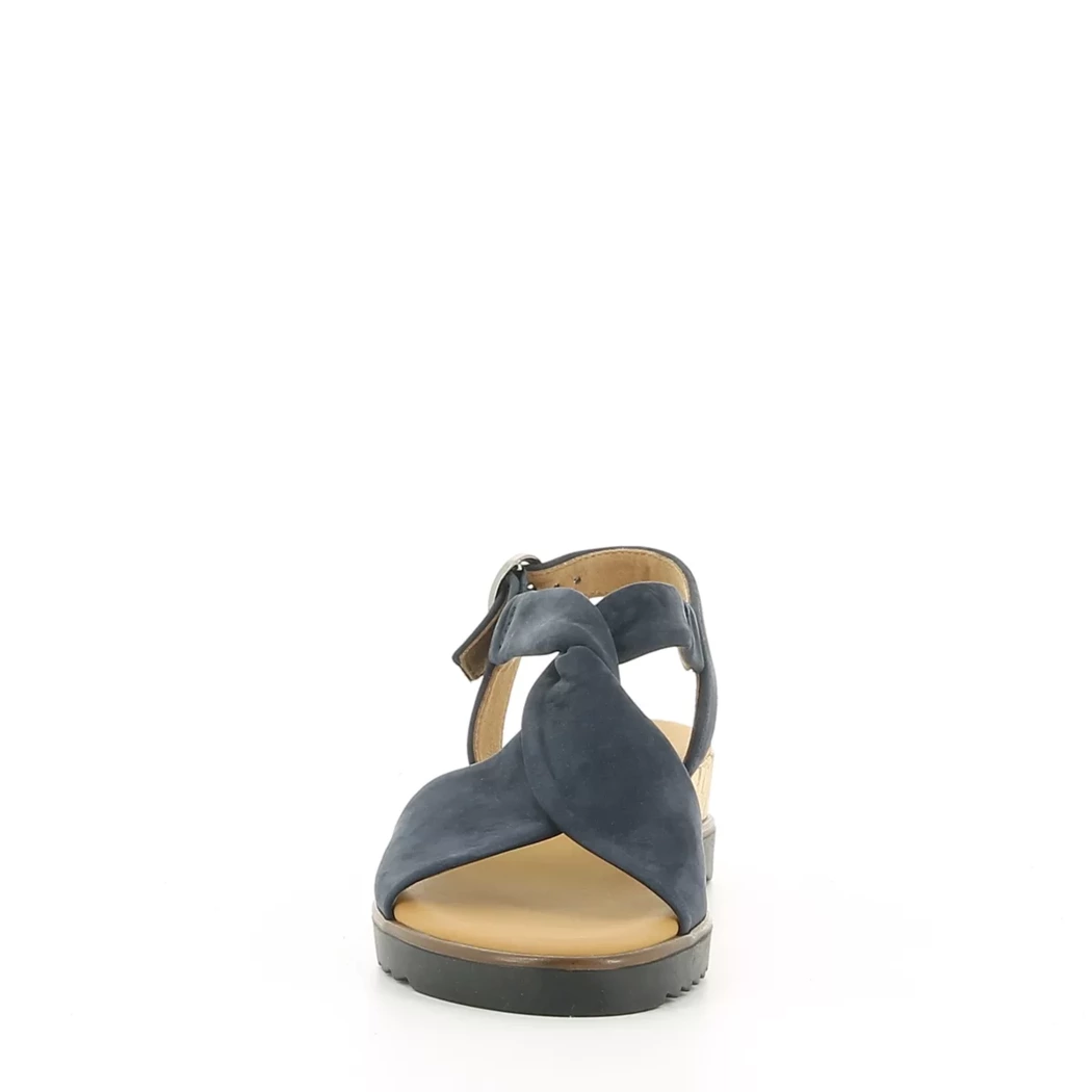 Image (5) de la chaussures Gabor - Sandales et Nu-Pieds Bleu en Cuir nubuck