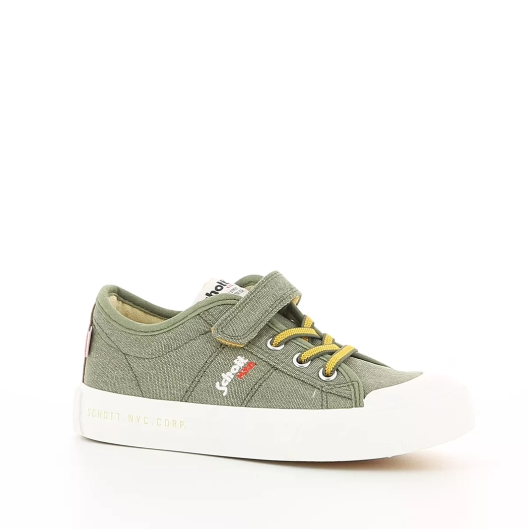 Image (1) de la chaussures Schott - Baskets Vert en Textile