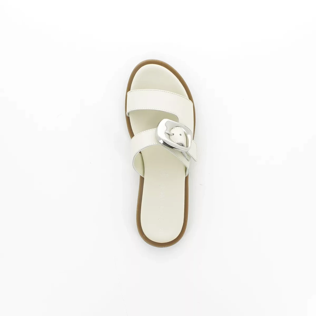 Image (6) de la chaussures Les Fees De Bengale - Mules et Sabots Beige en Cuir