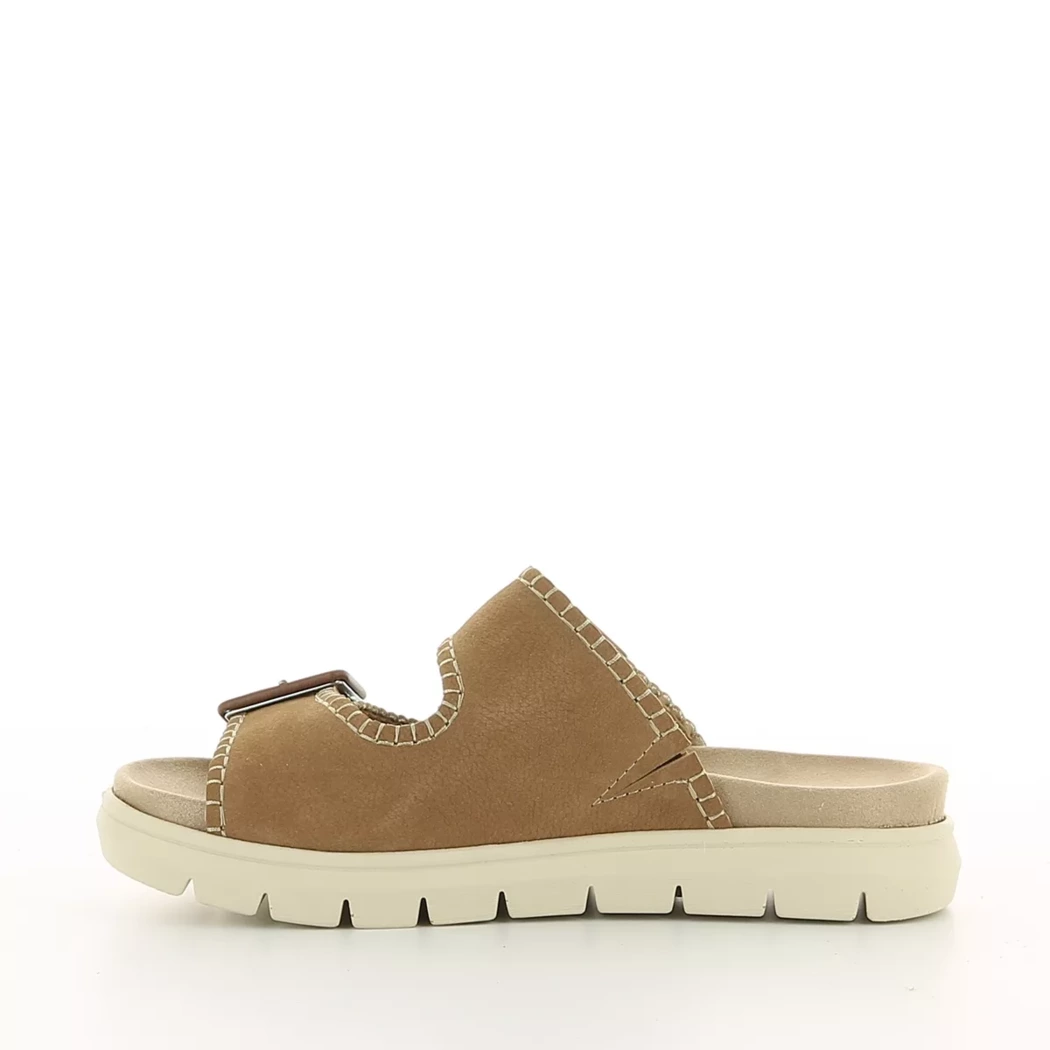 Image (4) de la chaussures Sens - Mules et Sabots Marron en Cuir nubuck