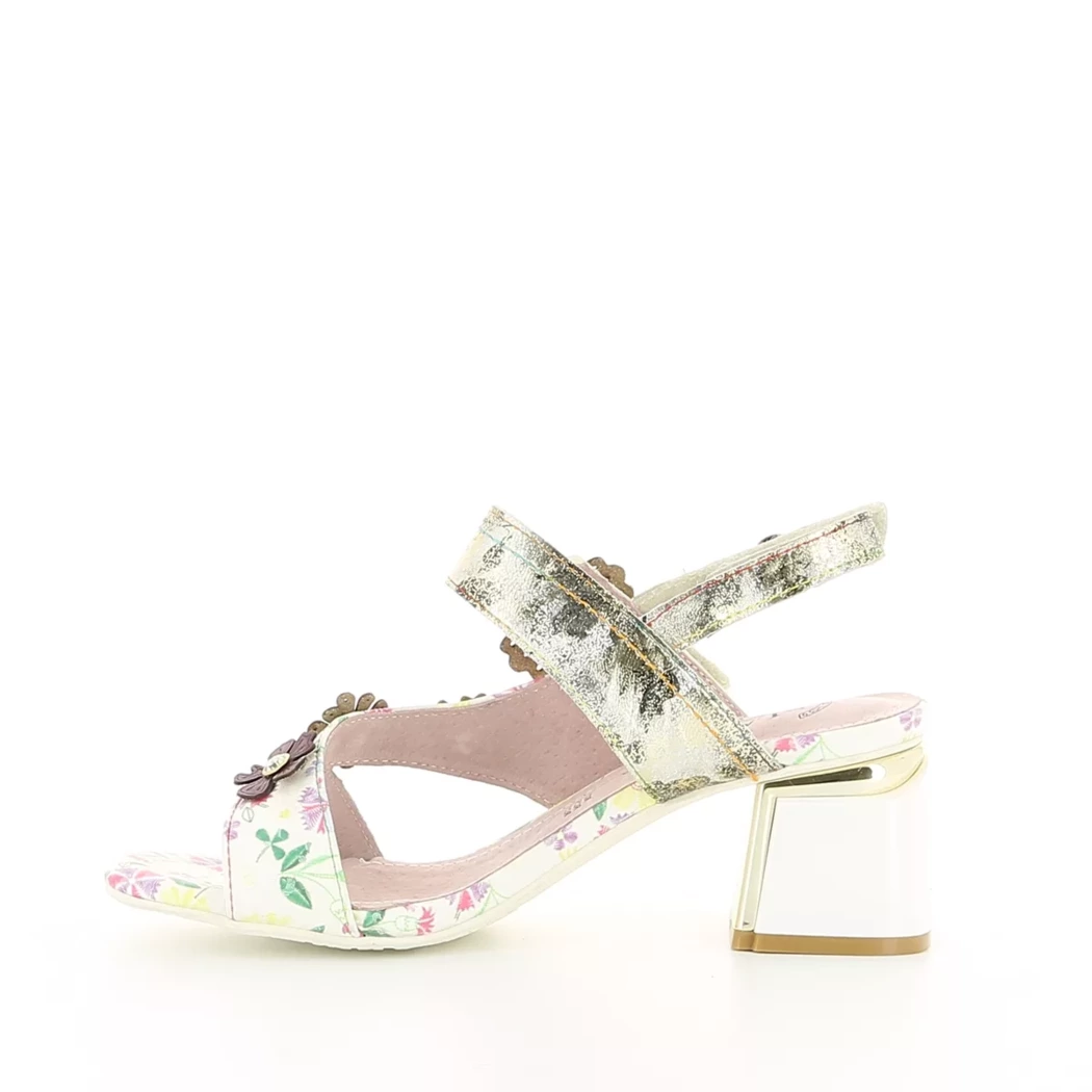 Image (4) de la chaussures Laura Vita - Sandales et Nu-Pieds Beige en Cuir