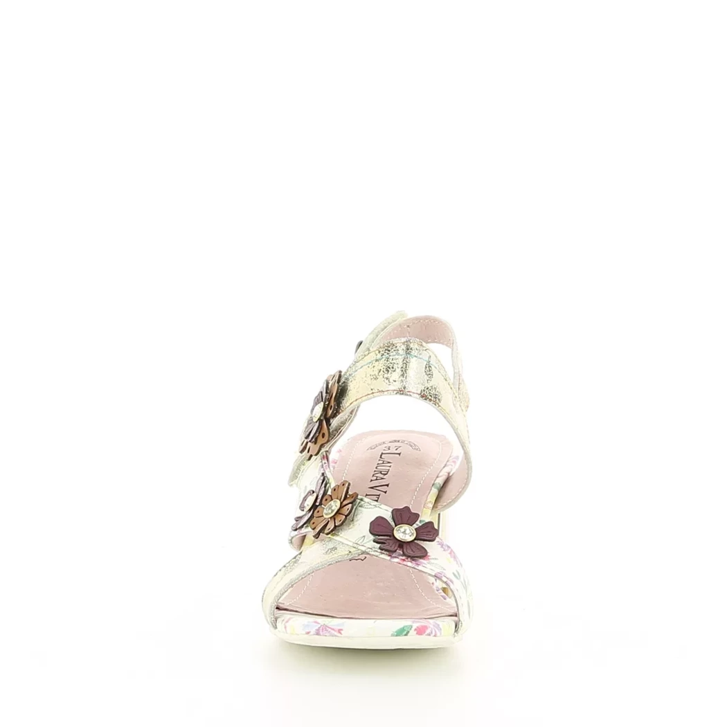 Image (5) de la chaussures Laura Vita - Sandales et Nu-Pieds Beige en Cuir