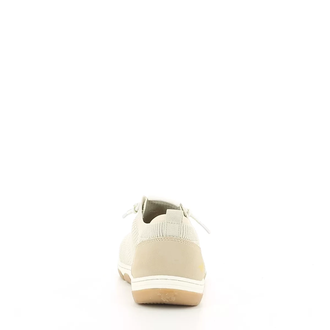 Image (3) de la chaussures Mustang - Baskets Beige en Textile