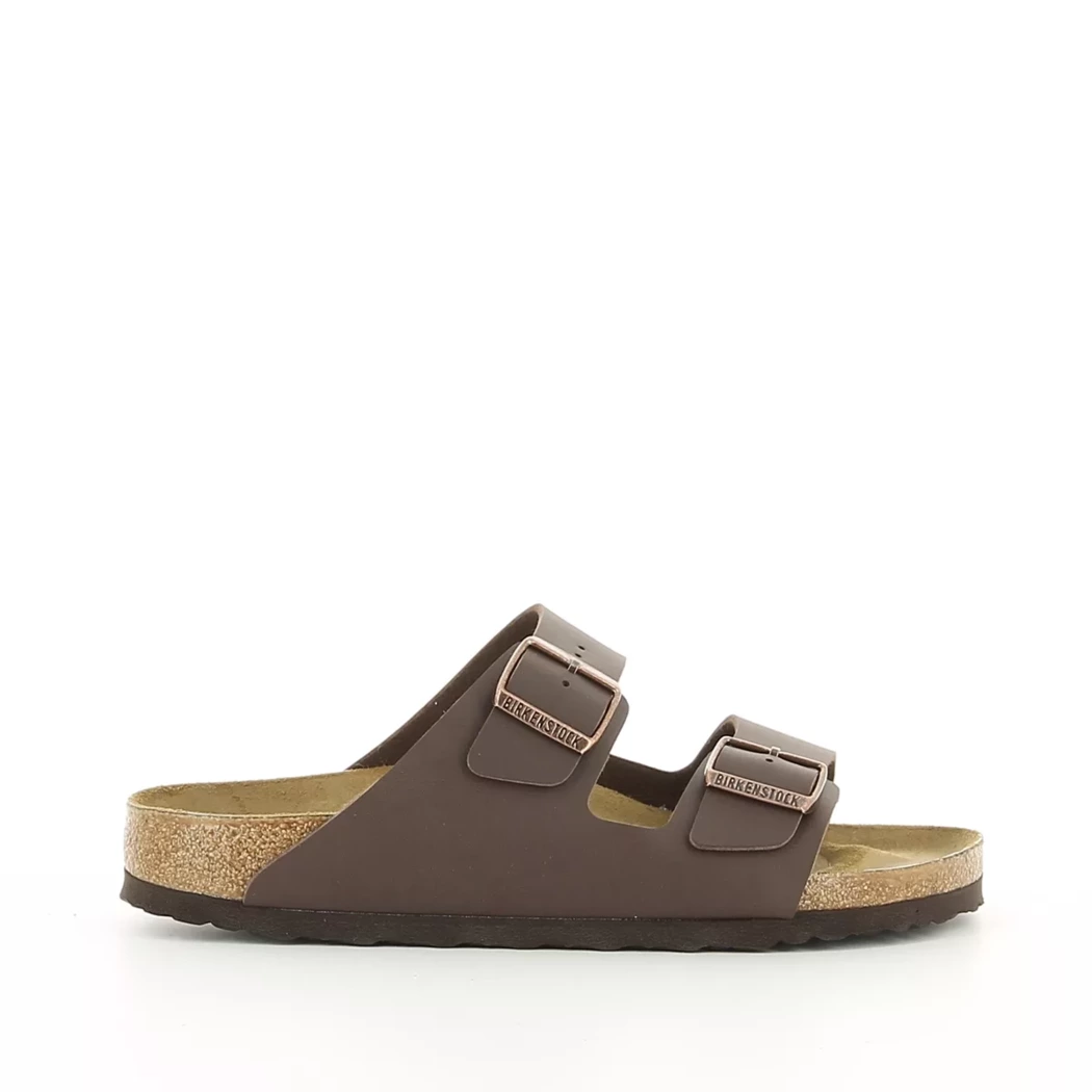 Image (2) de la chaussures Birkenstock - Mules et Sabots Marron en Cuir synthétique