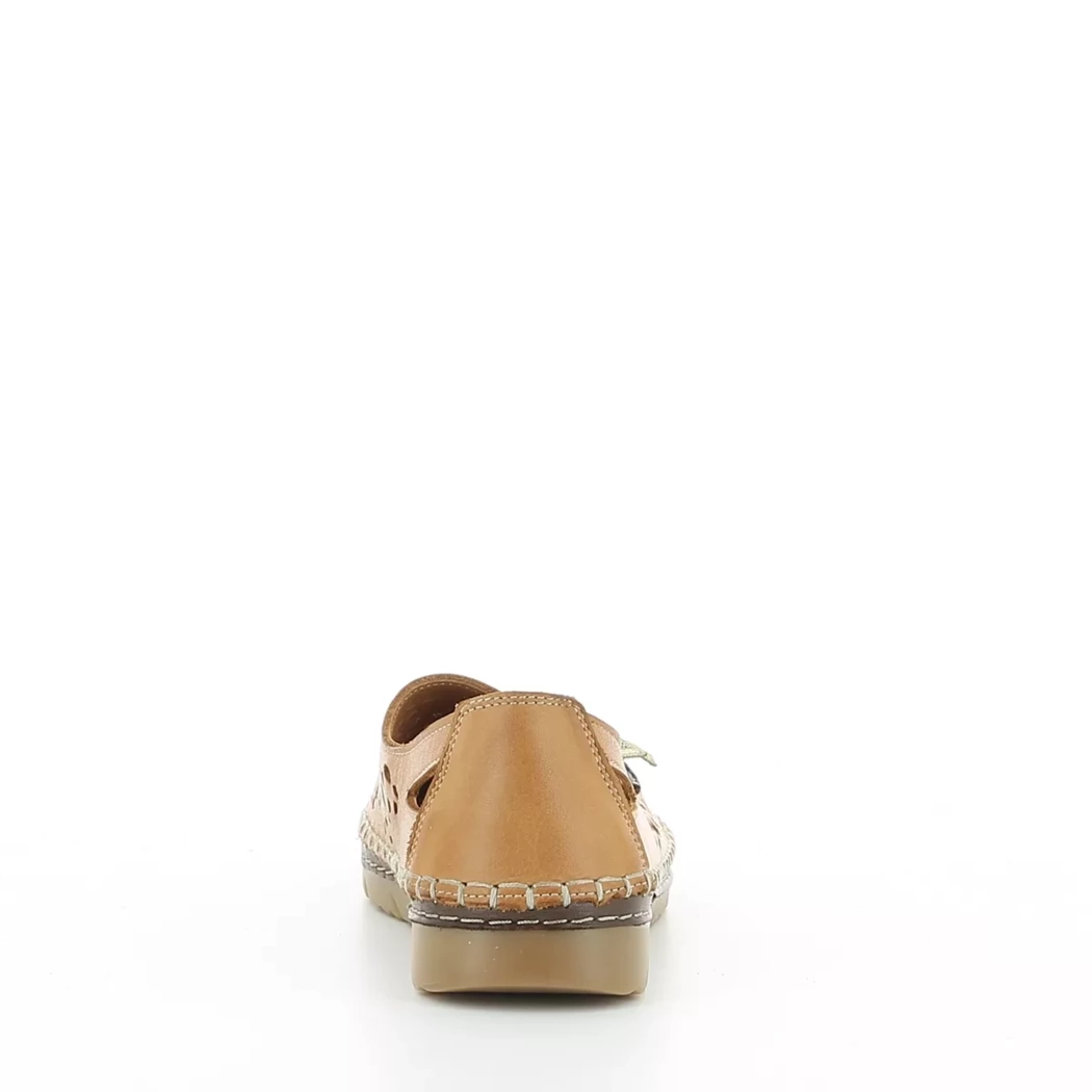 Image (3) de la chaussures Diabolo Studio - Ballerines Cuir naturel / Cognac en Cuir