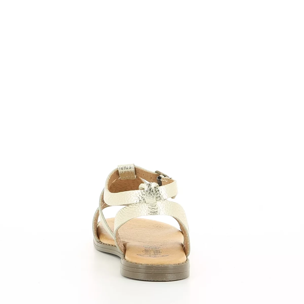 Image (3) de la chaussures Les Fees de Bengale - Sandales et Nu-Pieds Or / Bronze / Platine en Cuir