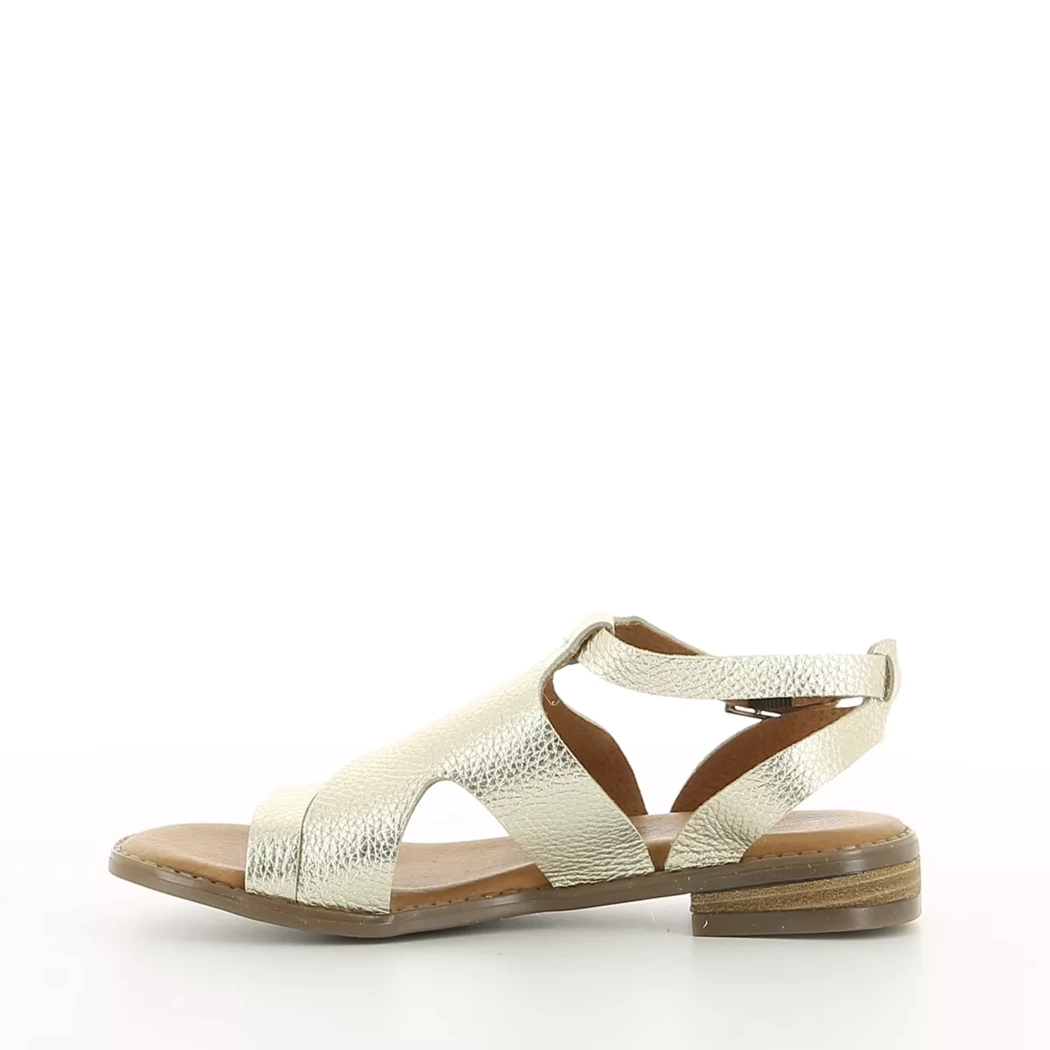 Image (4) de la chaussures Simplement B - Sandales et Nu-Pieds Or / Bronze / Platine en Cuir