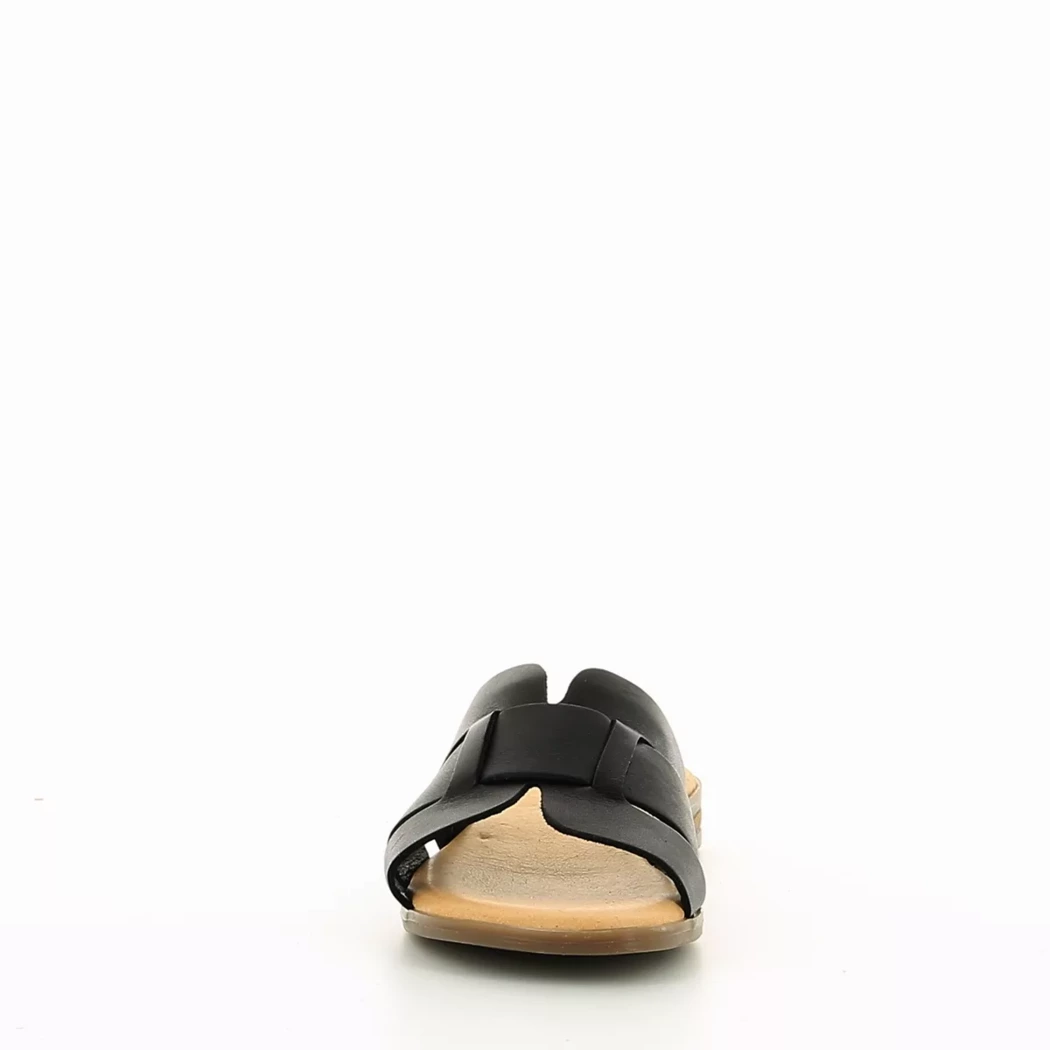Image (5) de la chaussures Simplement B - Mules et Sabots Noir en Cuir